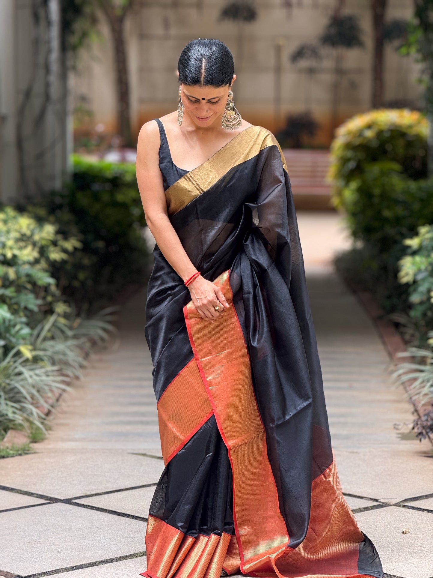Handloom Chanderi Pattu Silk Saree