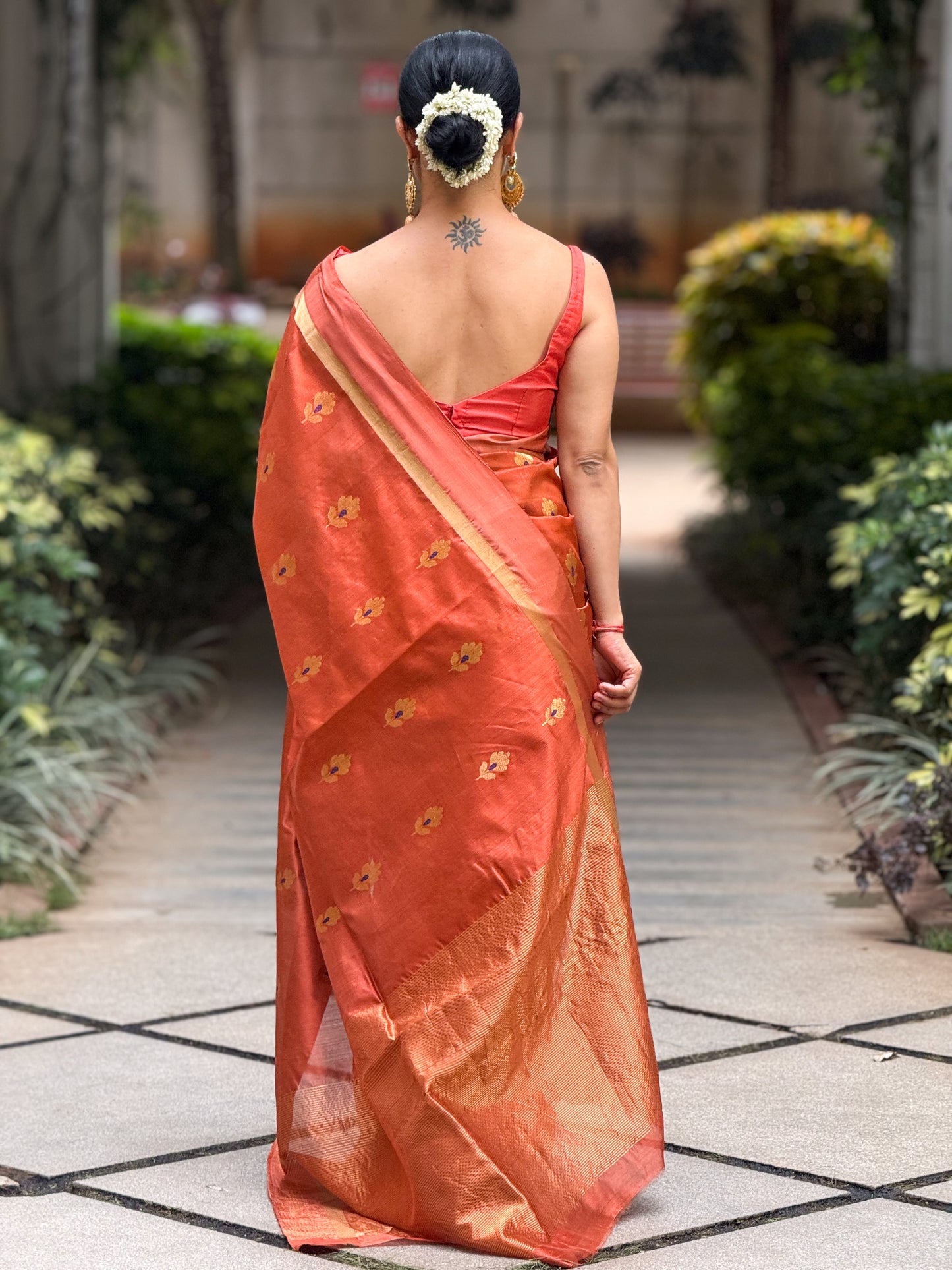 Handloom Chanderi Pattu Silk Saree