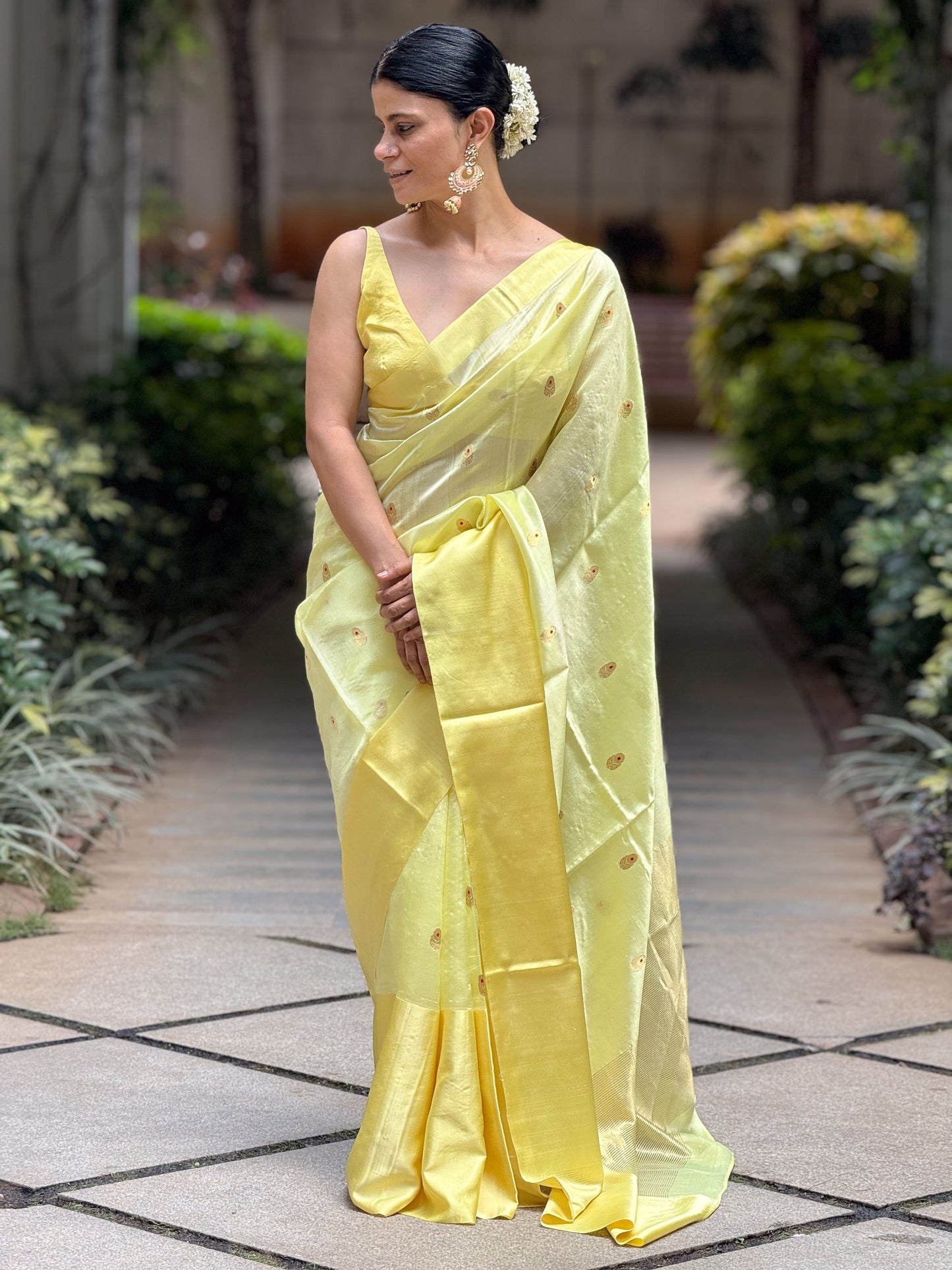Handloom Chanderi Pattu Silk Saree