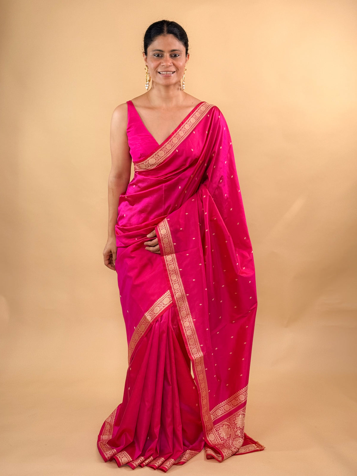 Handloom & Handwoven Kadwa Katan Silk Banarasi Saree