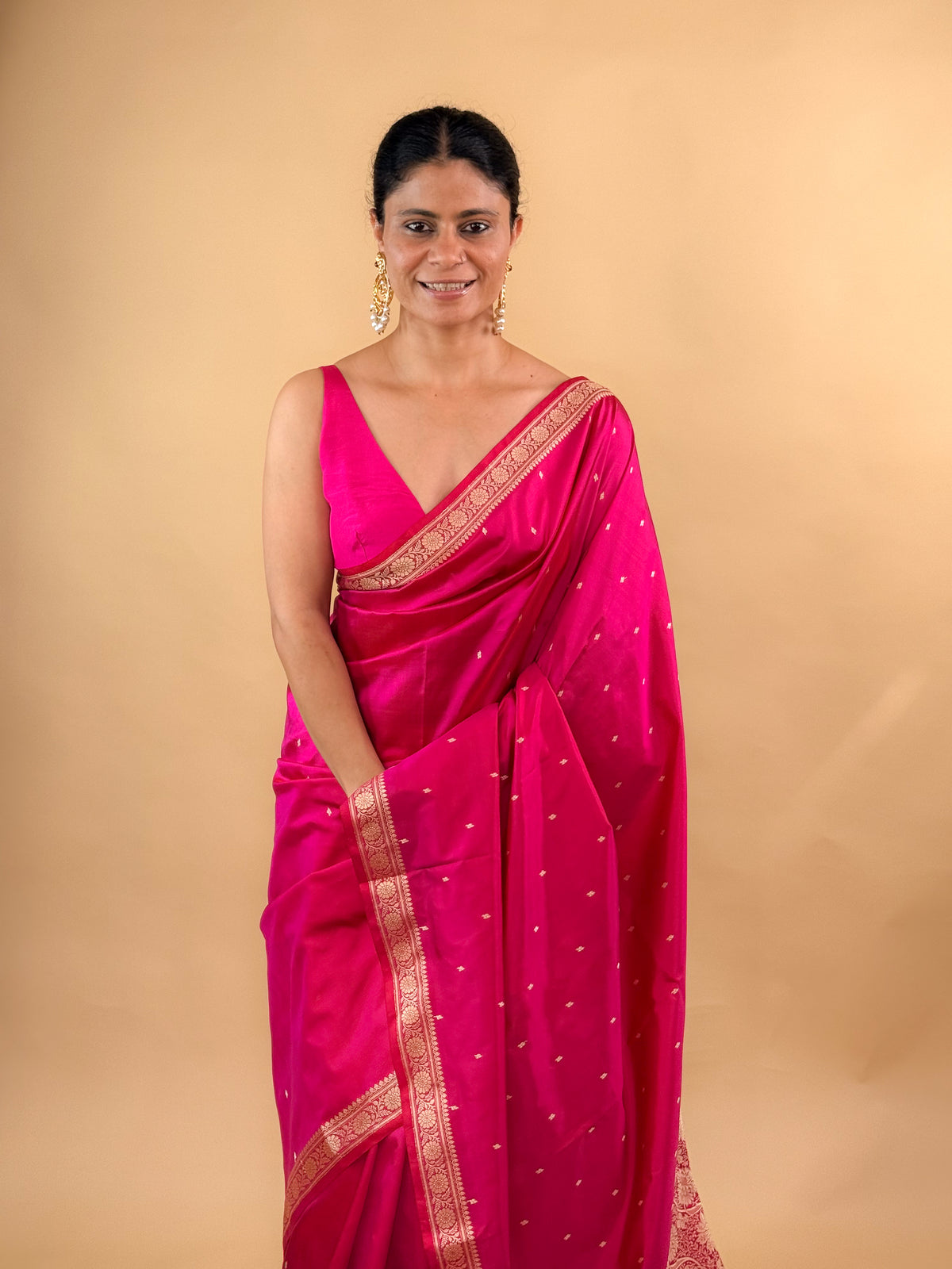 Handloom & Handwoven Kadwa Katan Silk Banarasi Saree