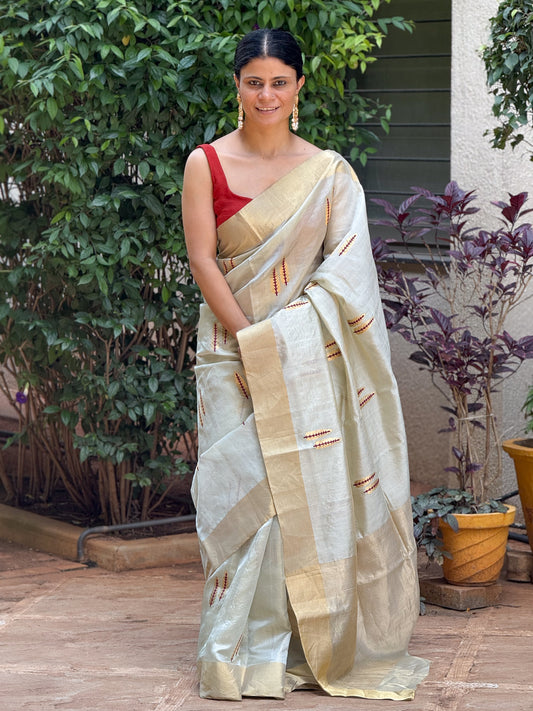 Handloom Tissue Silk Saree