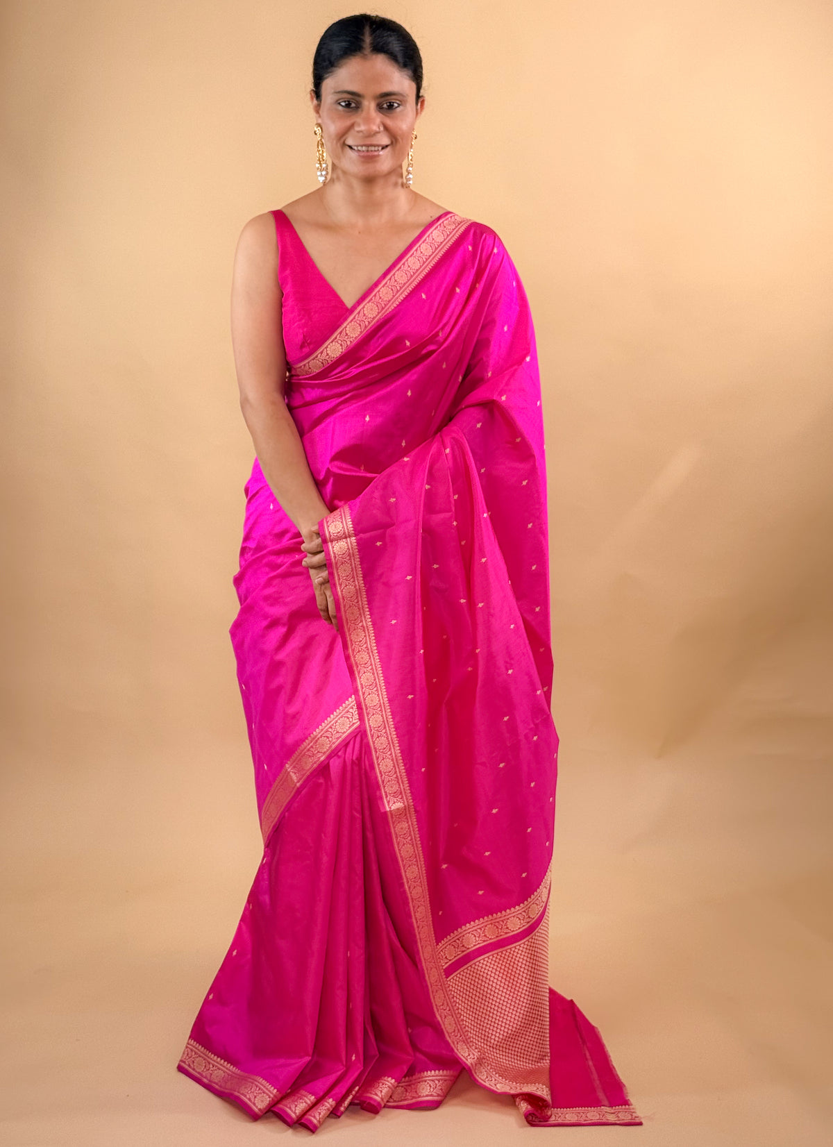 Handloom & Handwoven Kadwa Katan Silk Banarasi Saree