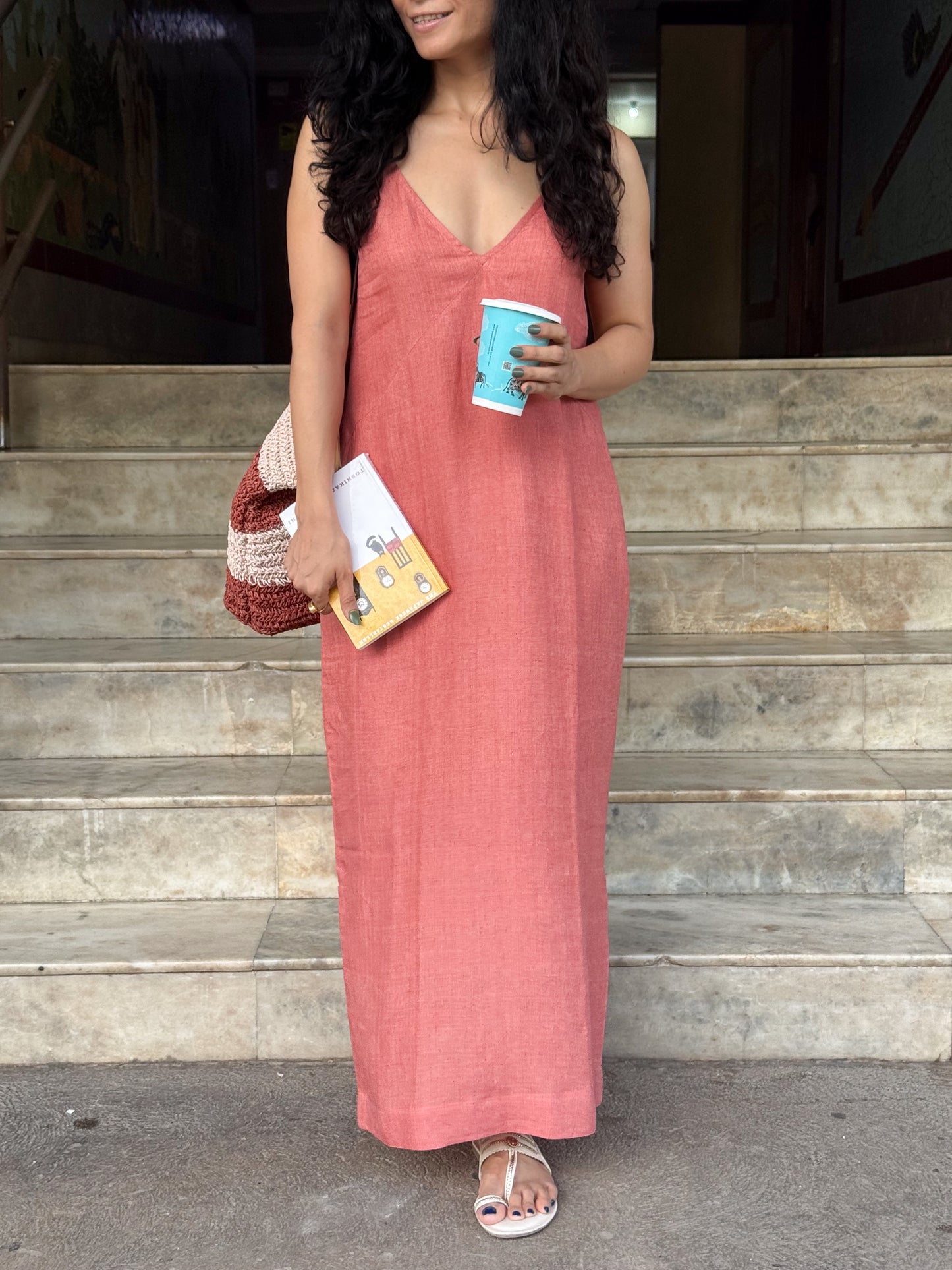 Handloom Linen By Linen Dress
