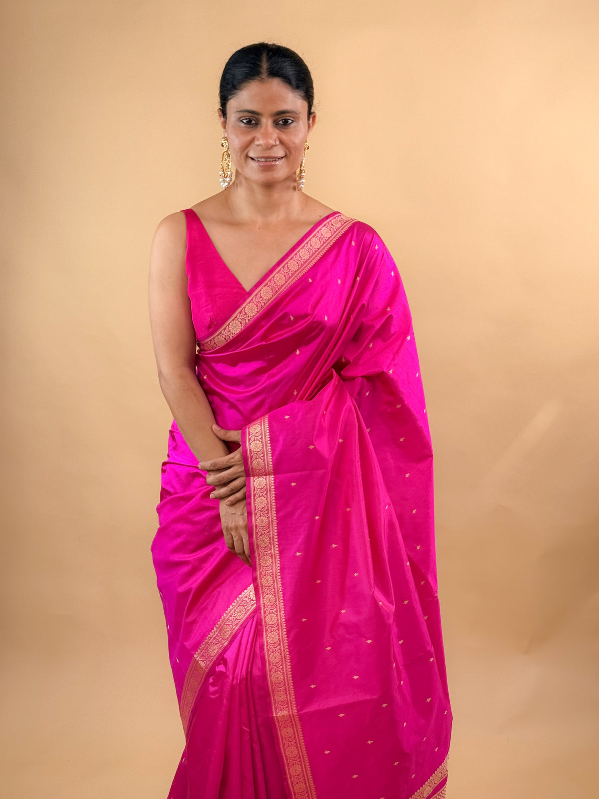 Handloom & Handwoven Kadwa Katan Silk Banarasi Saree