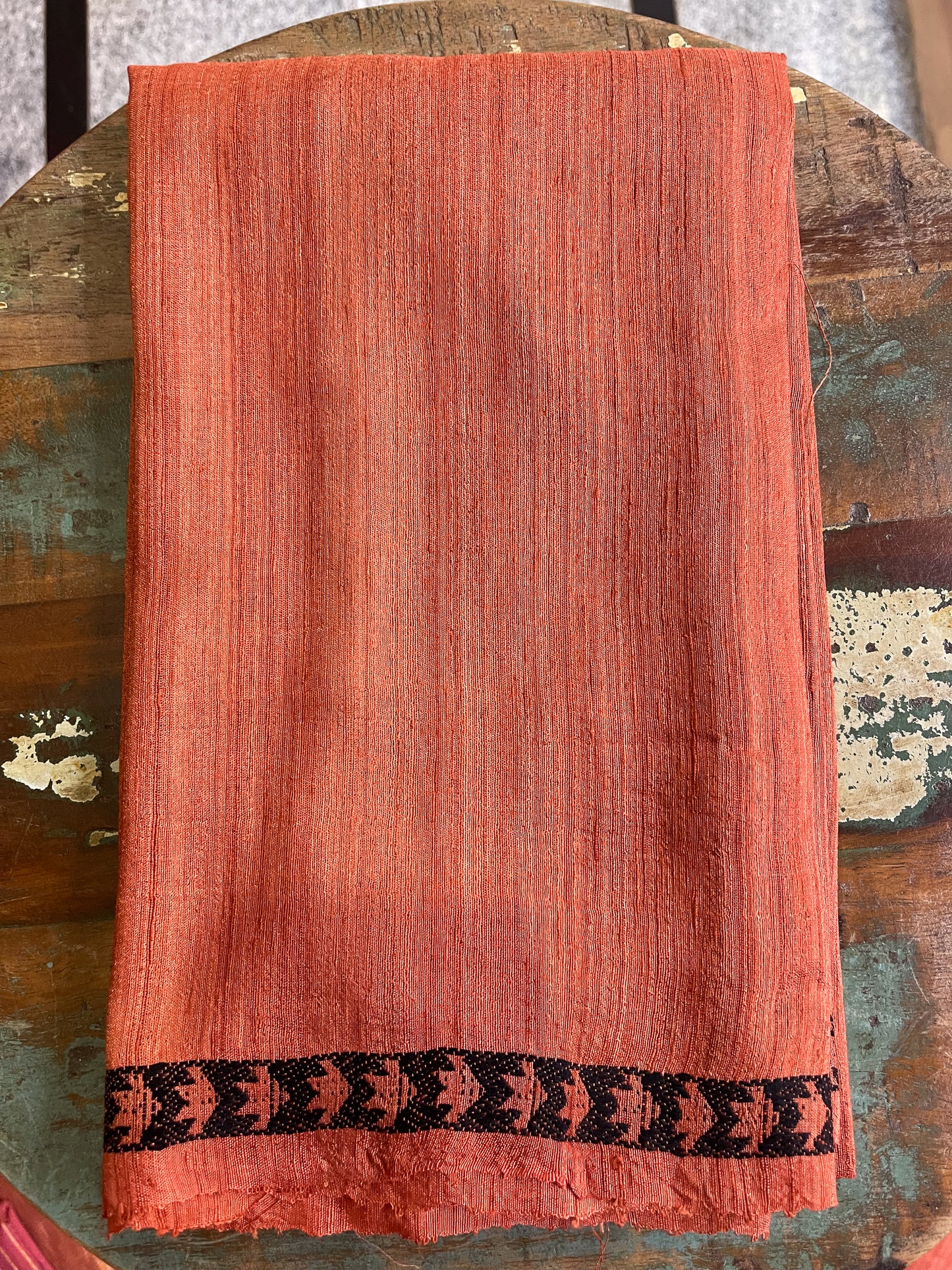 Handloom Tussar Saree With Jamdani Motifs.