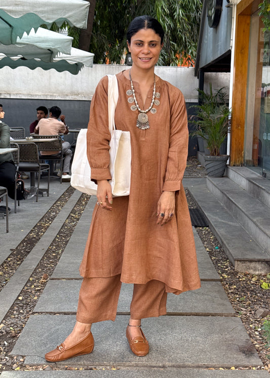 Handloom Linen By Linen Kurta