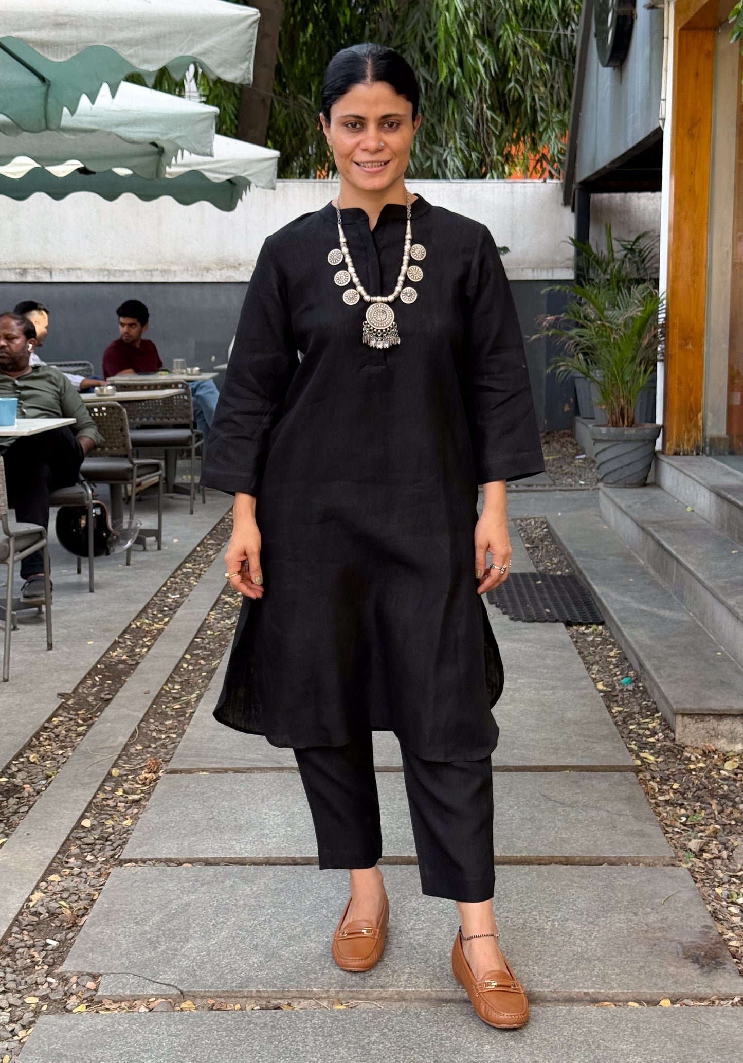 Handloom Linen By Linen Co Ord Set.