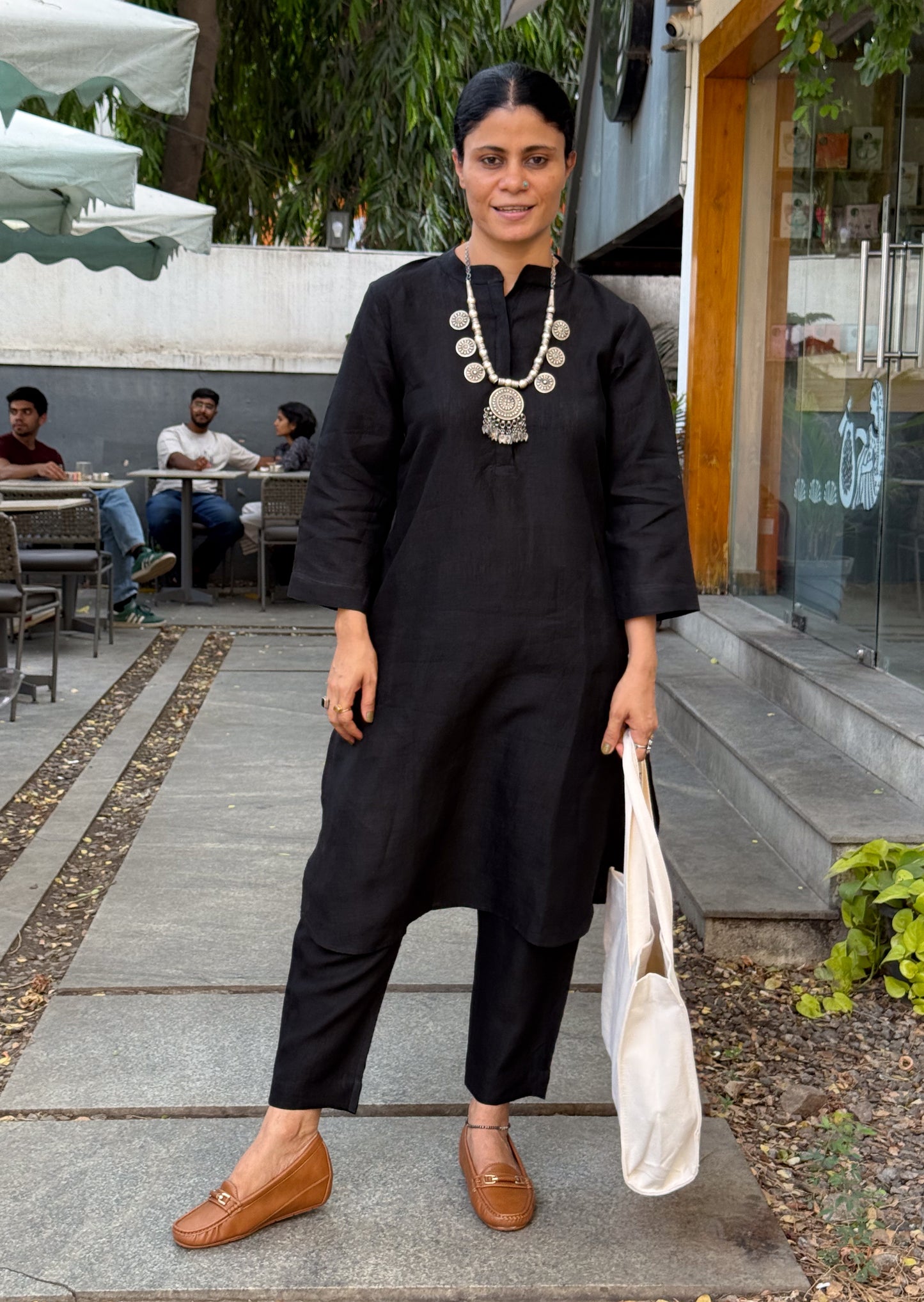 Handloom Linen By Linen Co Ord Set.