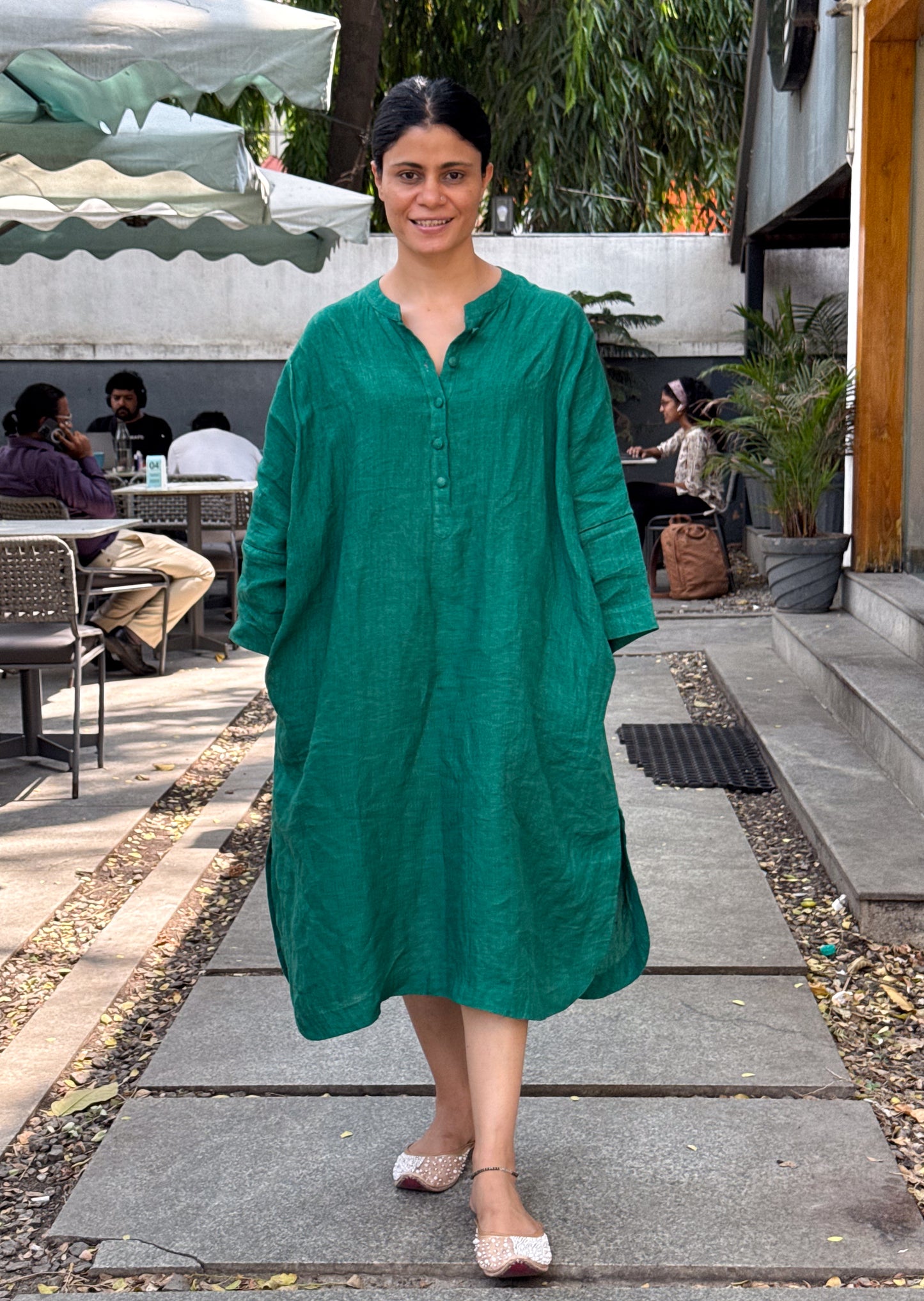 Handloom Linen By Linen Kurta