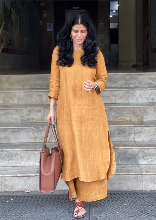Handwoven Linen Co- ord set