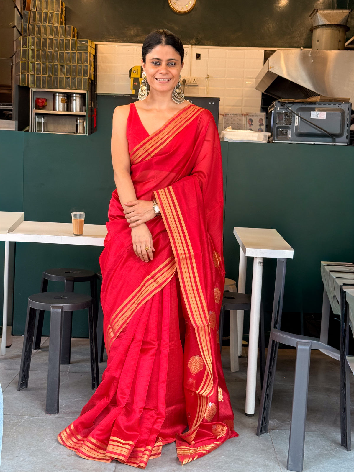 Handloom Chanderi Silk Saree