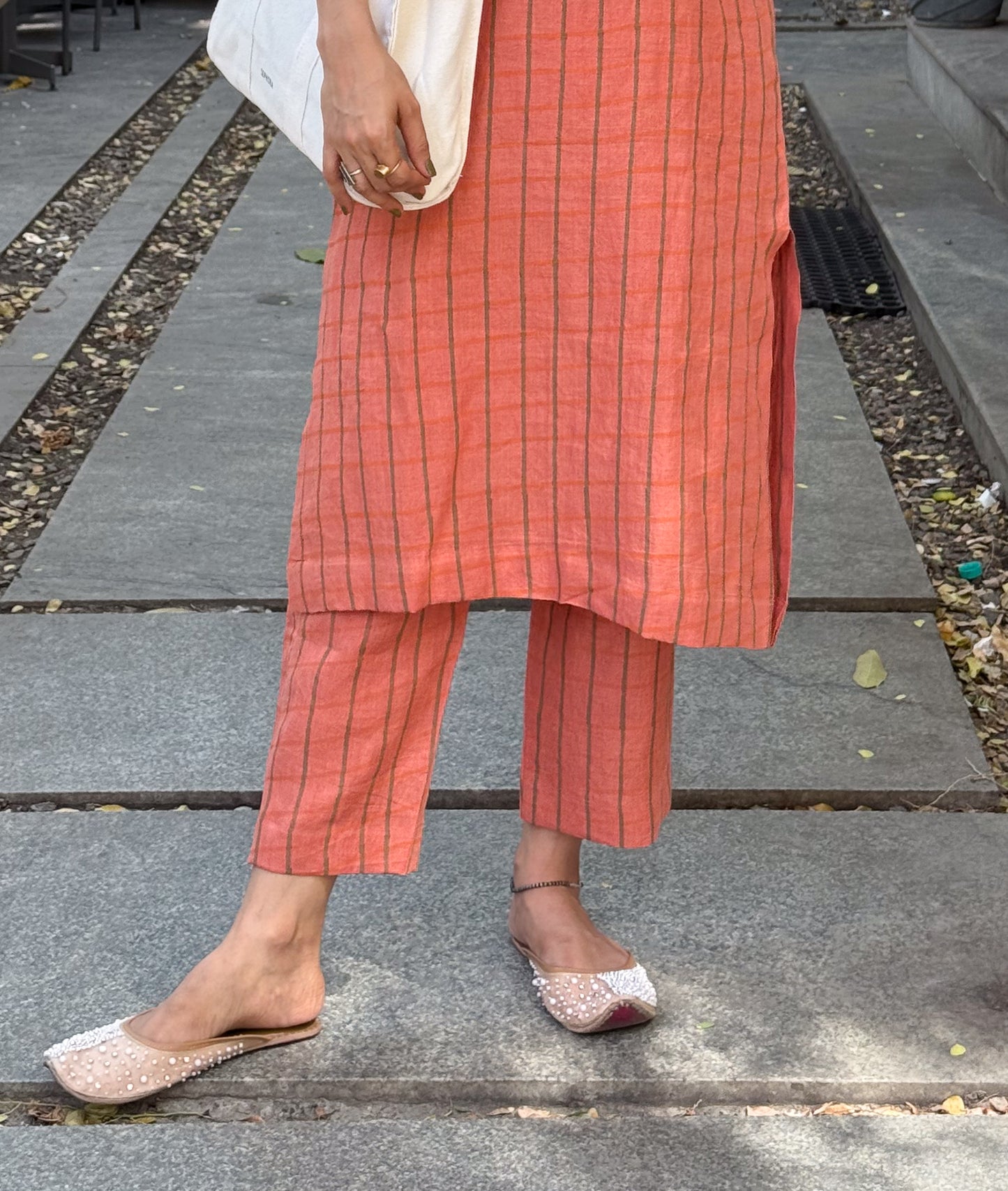 Handloom Linen By Linen Handblock Printed Pant