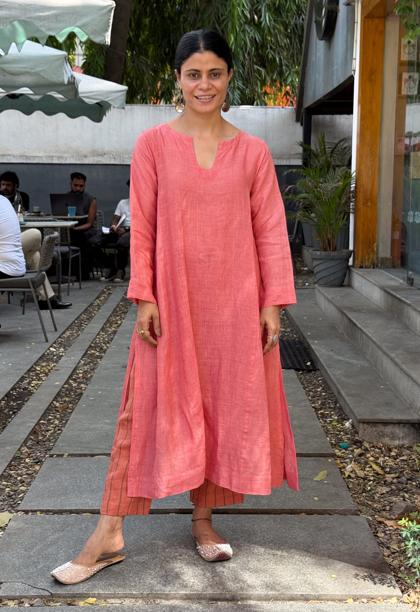 Handloom Linen By Linen Kurta