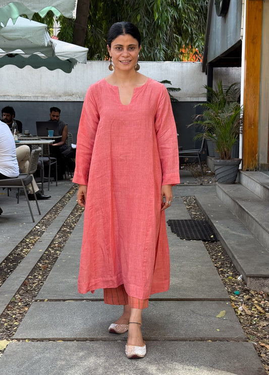 Handloom Linen By Linen Kurta