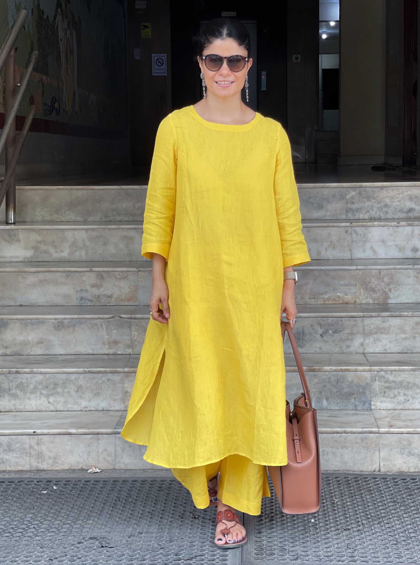 Handwoven Linen Co- ord set