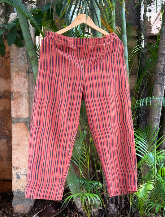 Handloom Linen By Linen Handblock Printed Pant