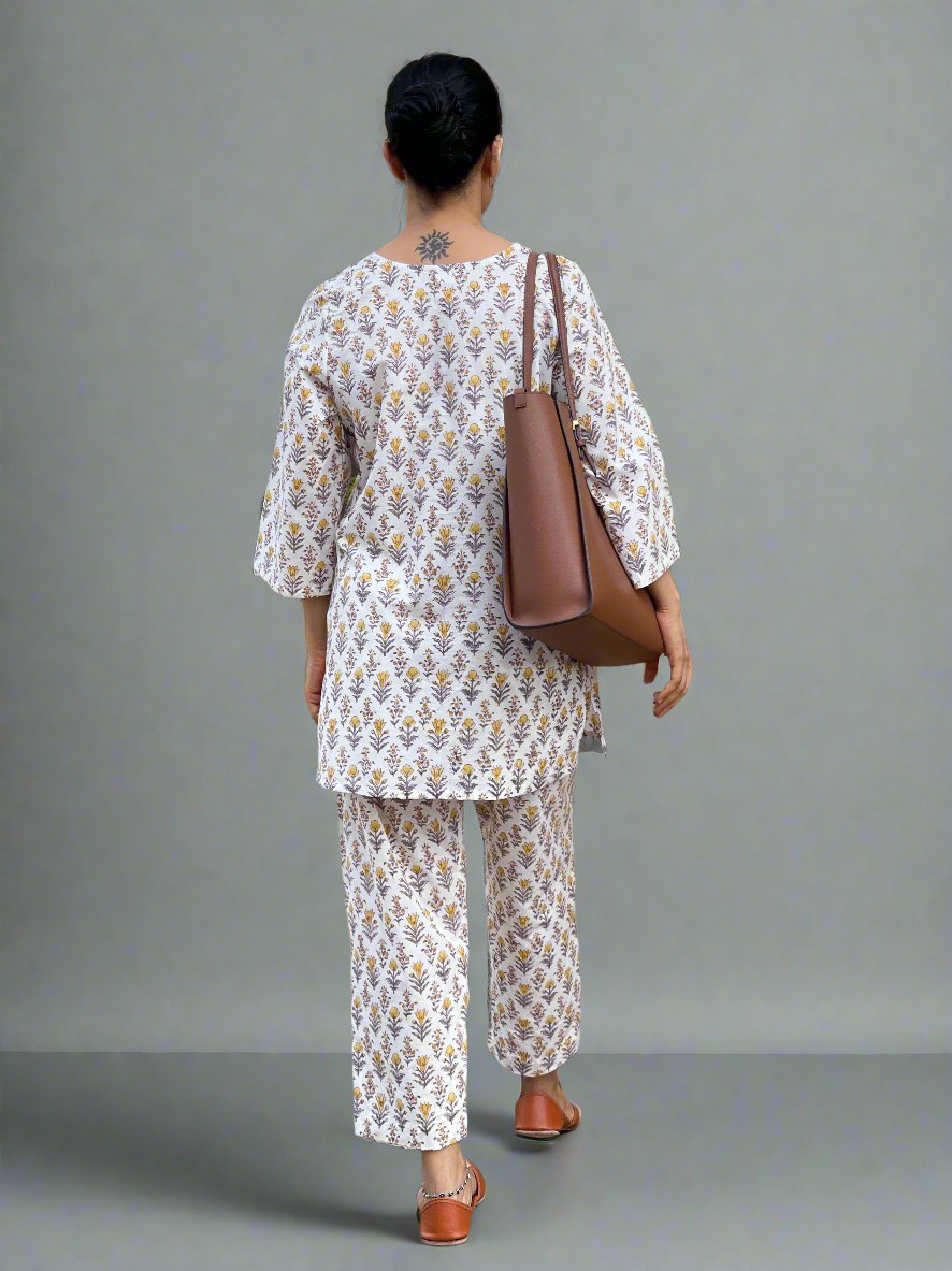 Handblock Printed Cotton Co-ord Set
