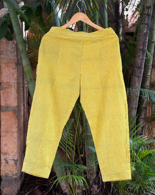 Handloom Linen By Linen Handblock Printed Pant