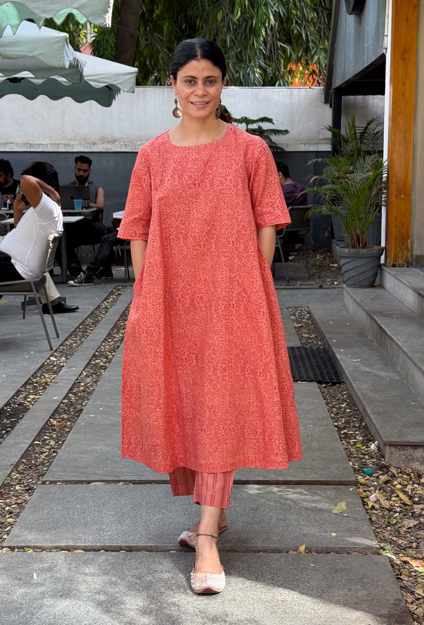 Handloom Linen By Linen Handblock Printed Pant