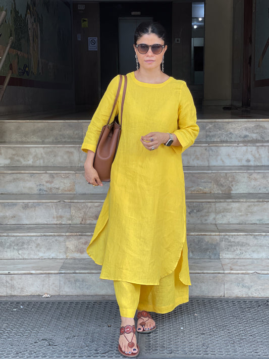 Handwoven Linen Co- ord set