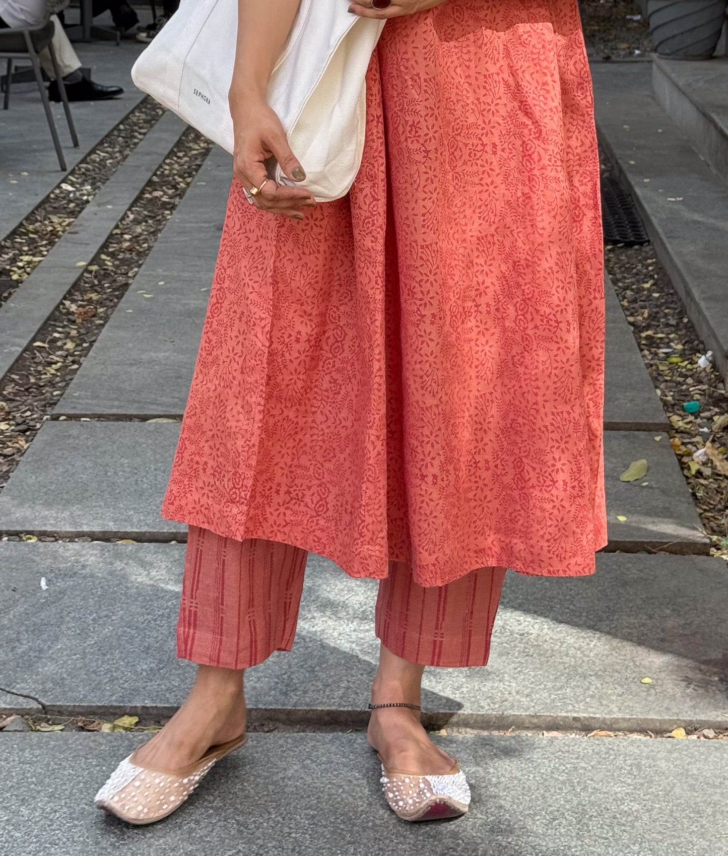 Handloom Linen By Linen Handblock Printed Pant