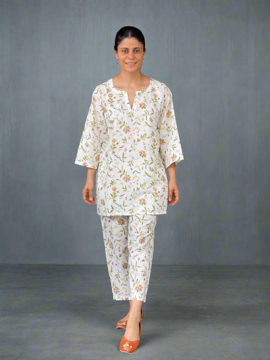 Handblock Printed Cotton Co-ord Set