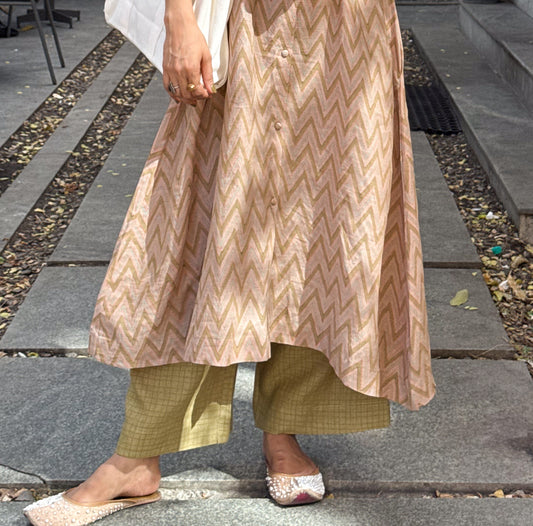 Handloom Linen By Linen Handblock Printed Pant