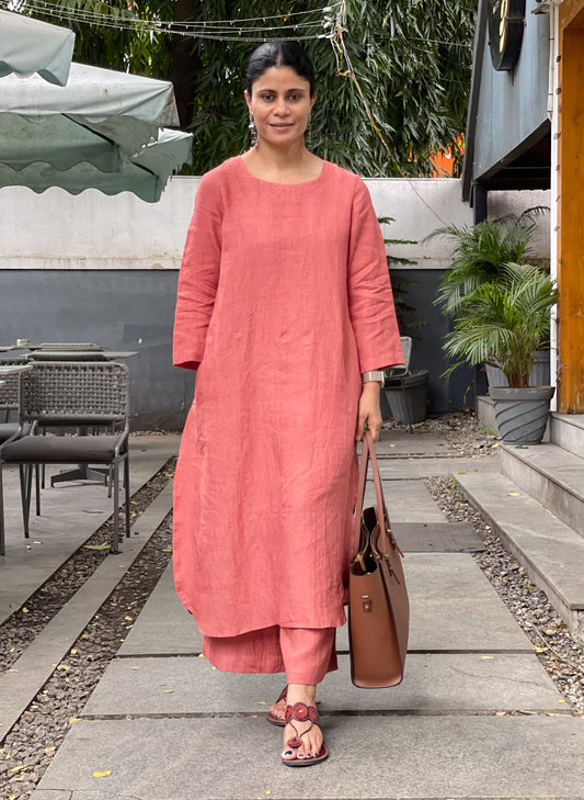 Handwoven Linen Co- ord set
