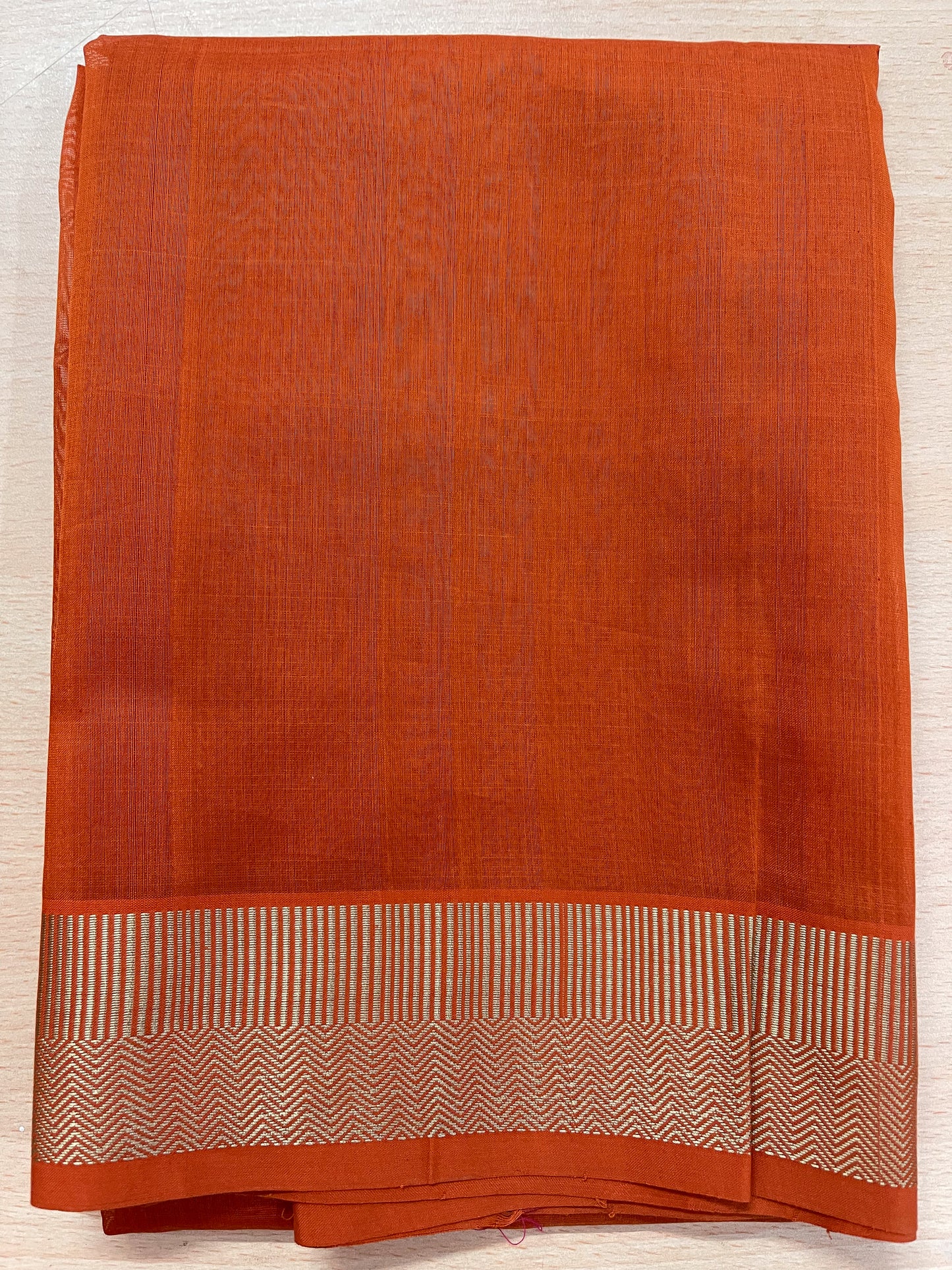Handloom Maheshwari Cotton Silk Saree .