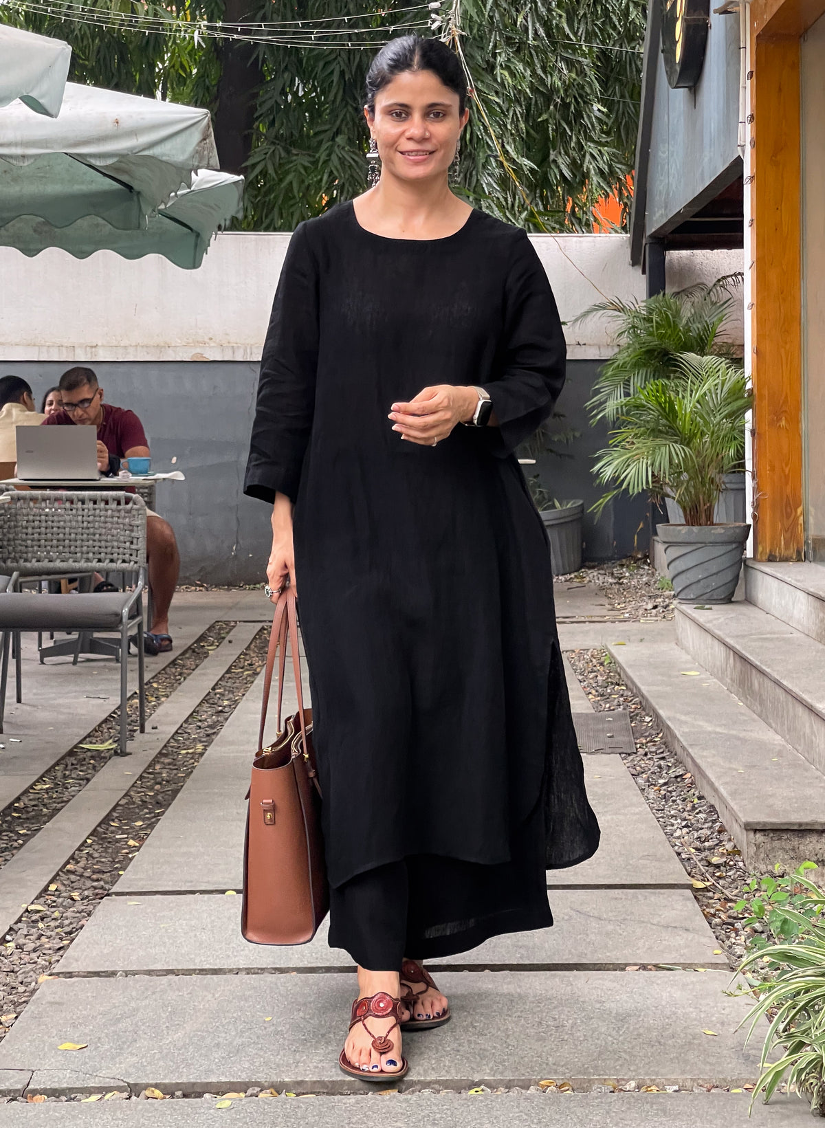 Handwoven Linen Co- ord set