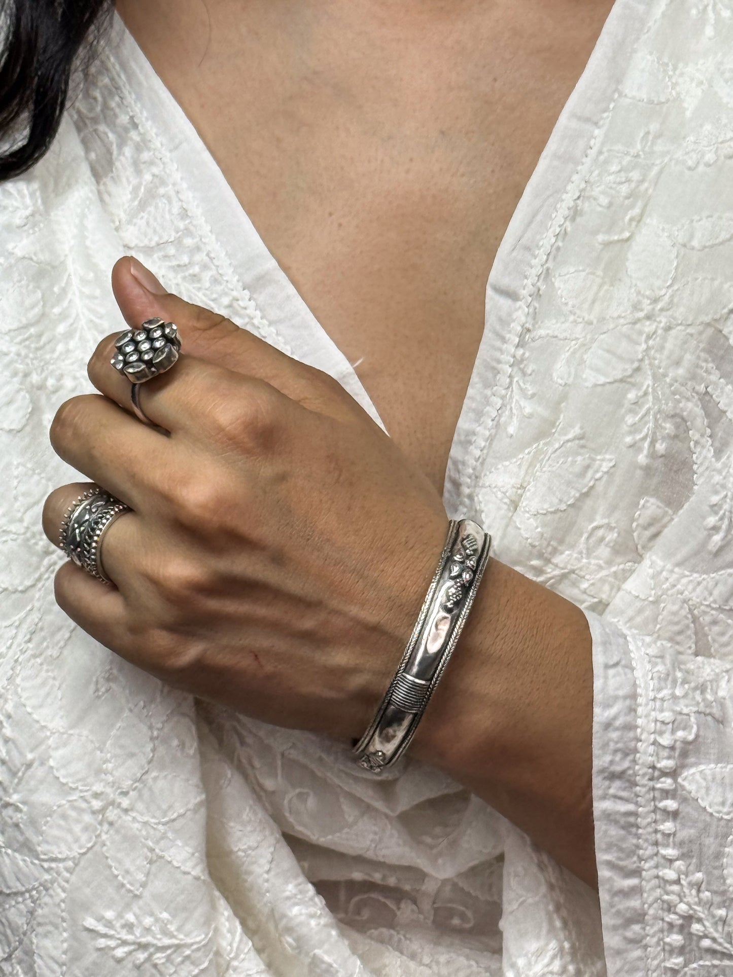 Handmade Silver Bangles