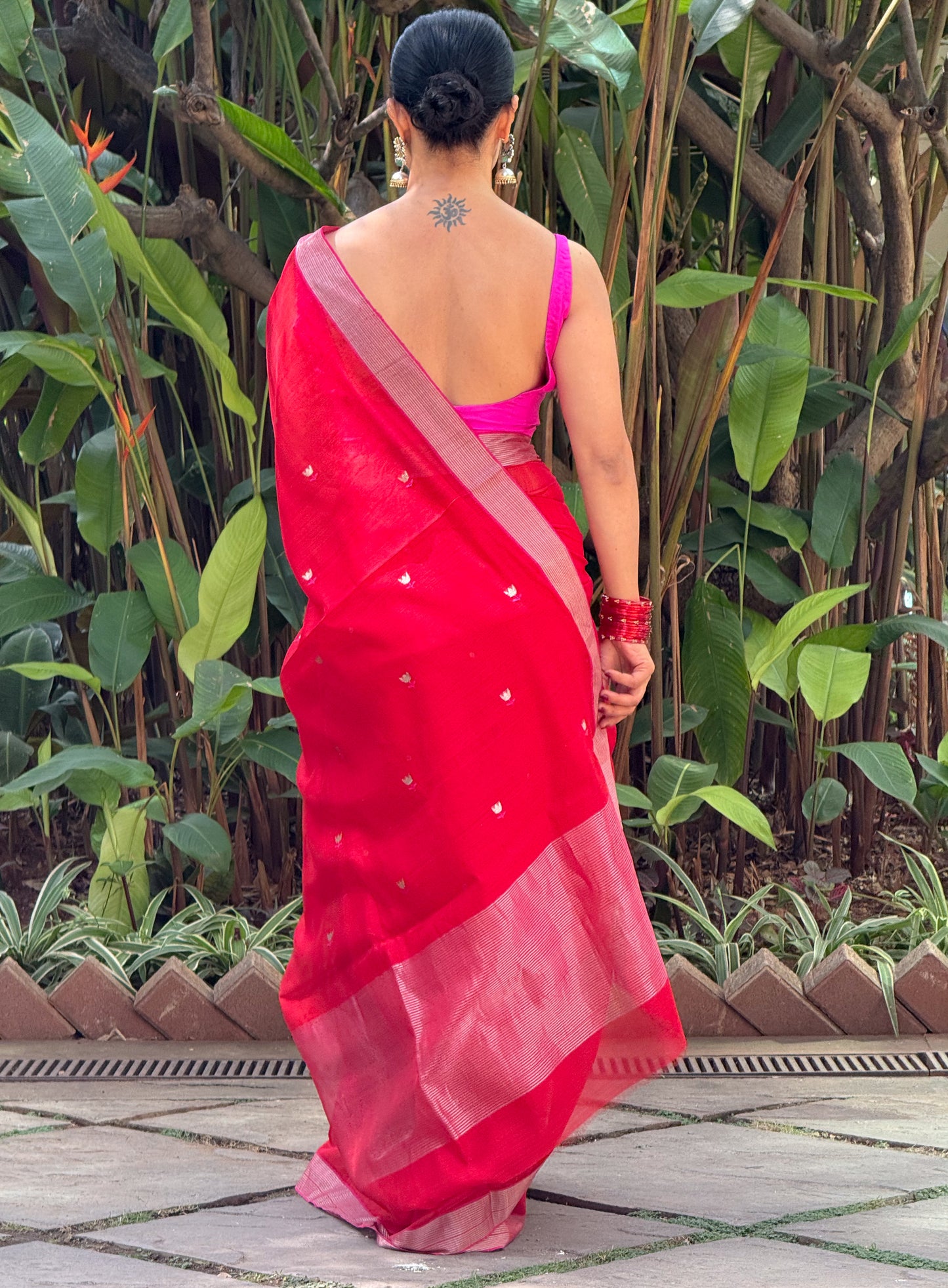 Handloom Chanderi Cotton-Silk Saree