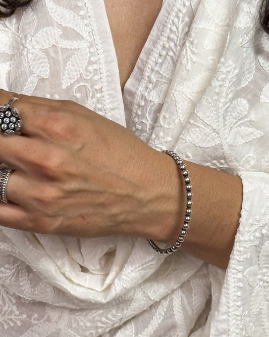 Handmade Silver Bangles.