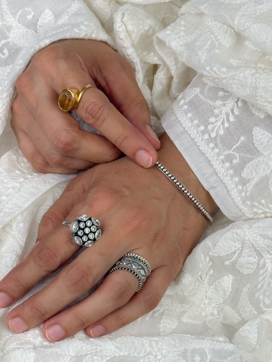 Handmade Silver Bangles.