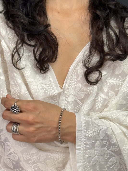 Handmade Silver Bangles.