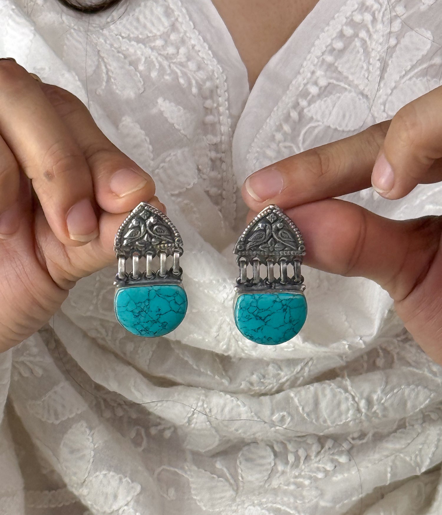 Handmade Silver Earring.