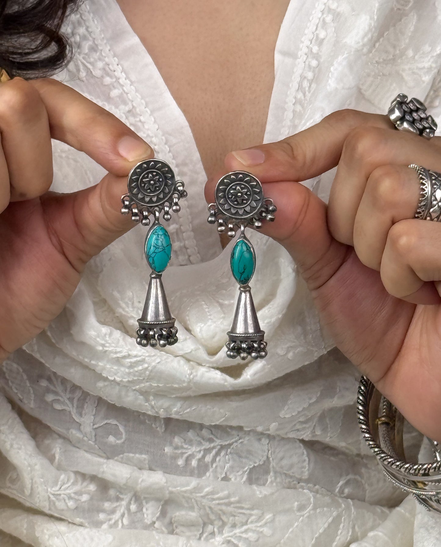 Handmade Silver Earring.