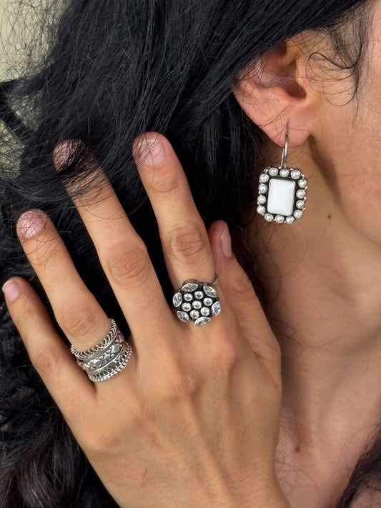 Handmade Silver Earring.