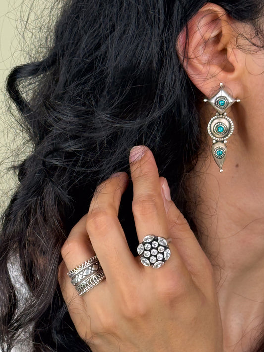 Handmade Silver Earring.