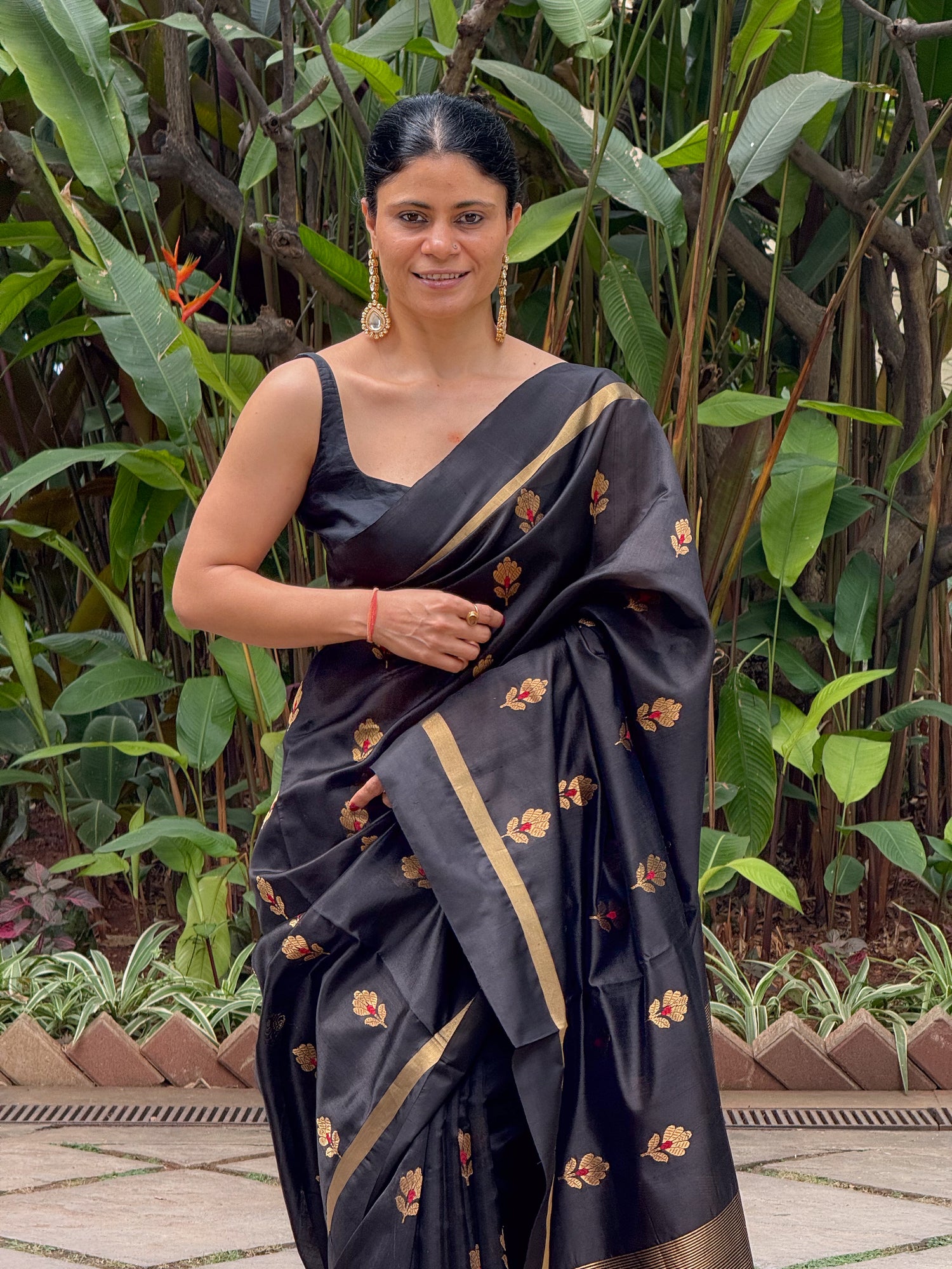 Handloom Chanderi Pattu Silk Saree