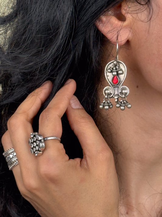 Handmade Silver Earring.