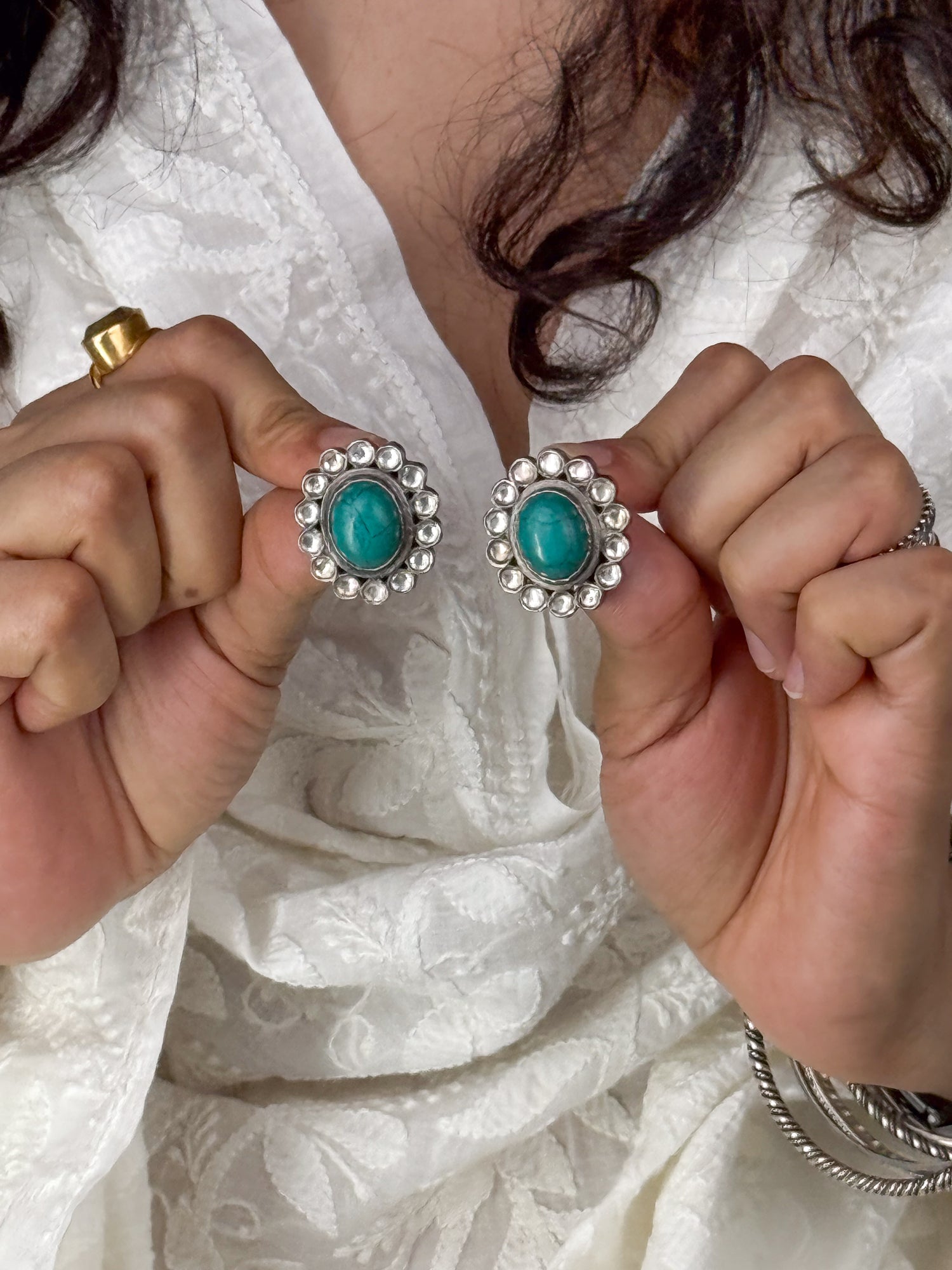 Handmade Silver Earring.