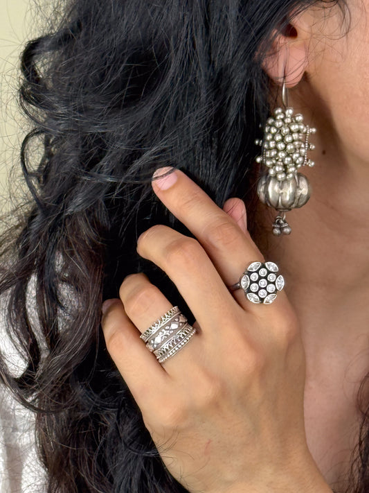 Handmade Silver Earring.