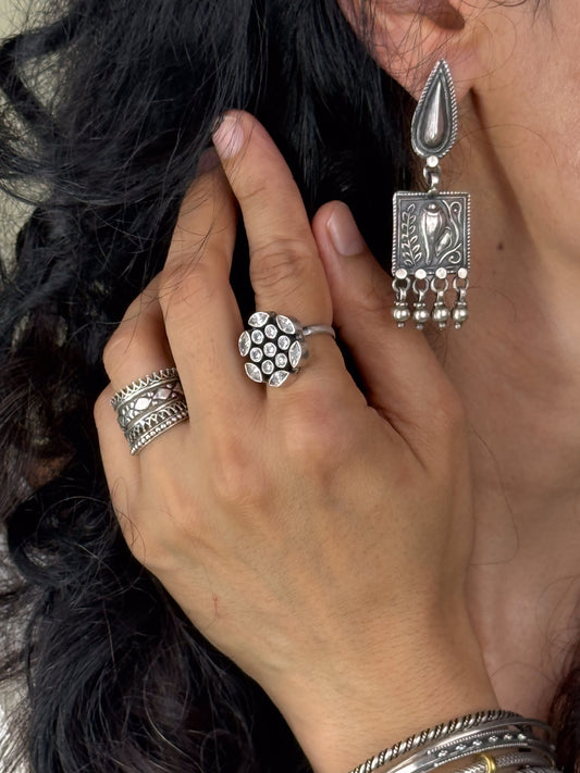 Handmade Silver Earring.