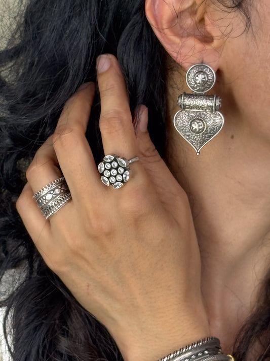 Handmade Silver Earring.