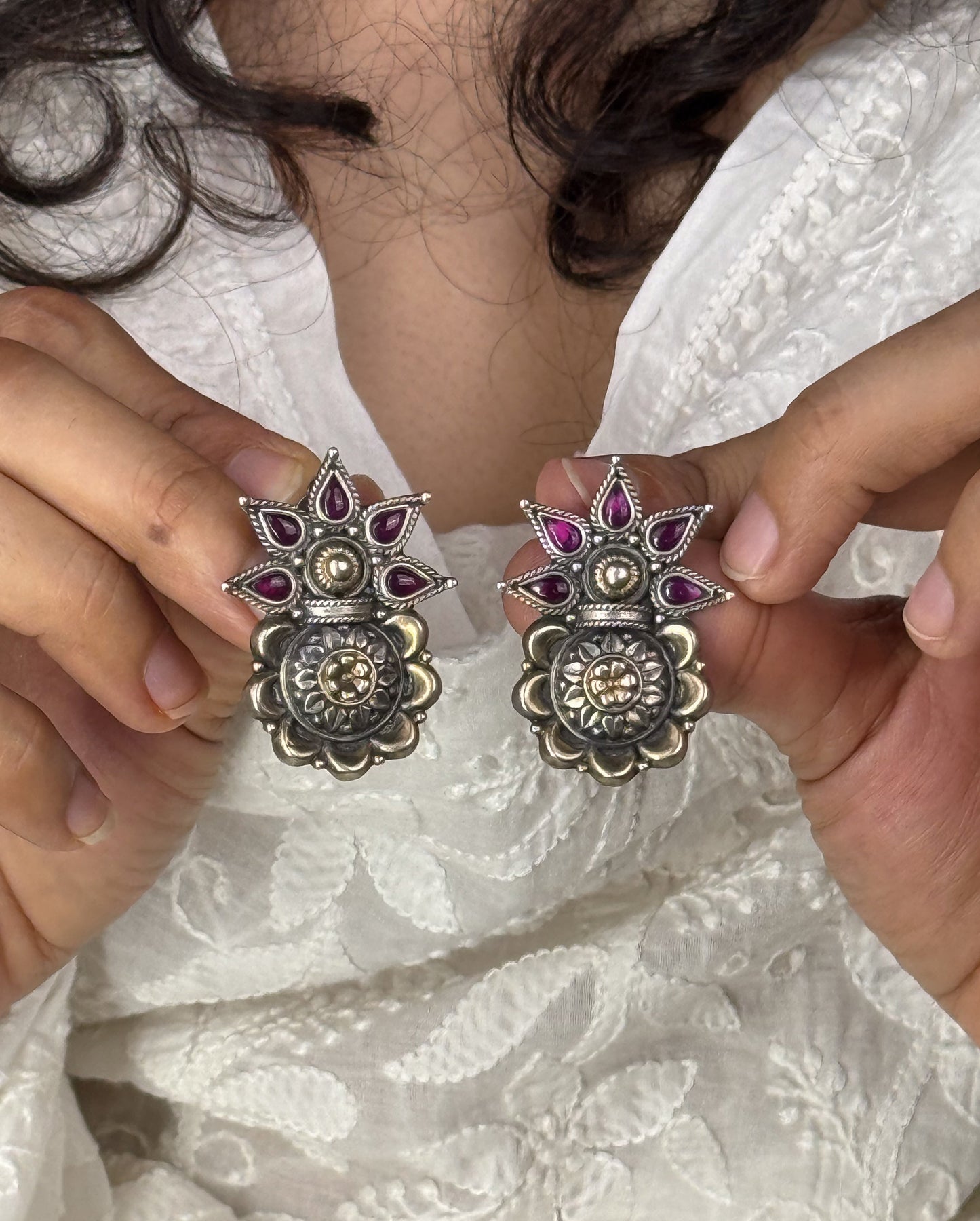 Handmade Silver Earring.