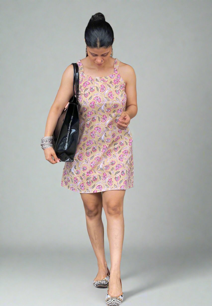 Block Printed Cotton Dress