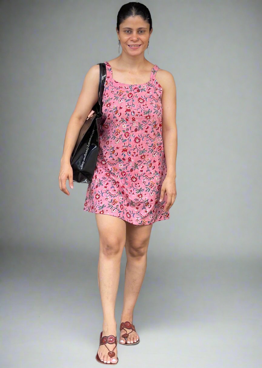 Block Printed Cotton Dress