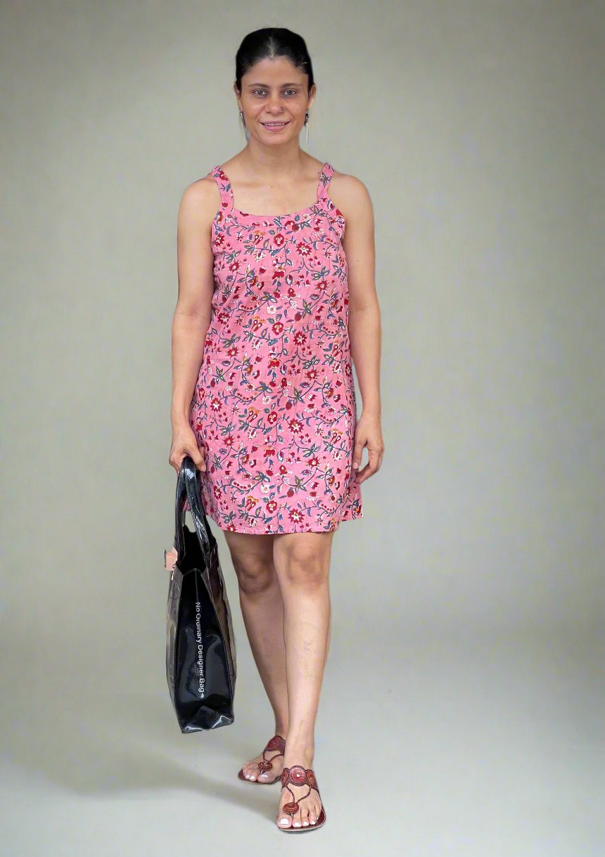 Block Printed Cotton Dress
